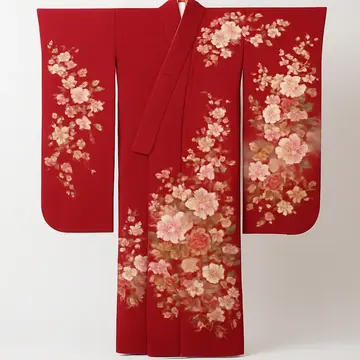 本紅梅 振袖
