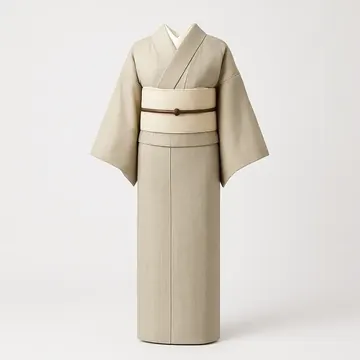 牛首紬 訪問着