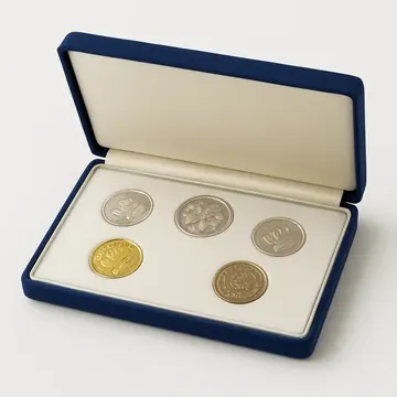 日本国憲法施行五十周年記念プルーフ貨幣セット