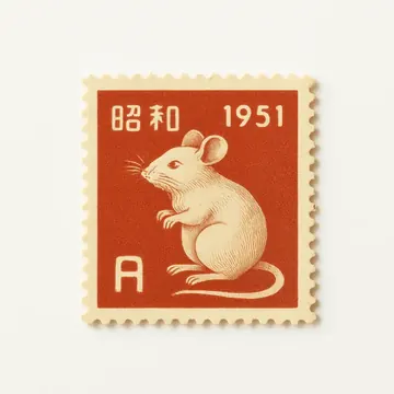 1951年 日本郵便 年賀切手