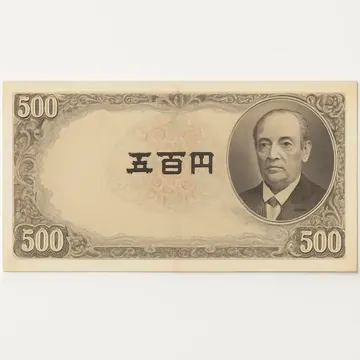 日本銀行券 五百円札 岩倉具視肖像