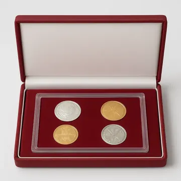 天皇陛下御在位六十年記念プルーフ貨幣セット