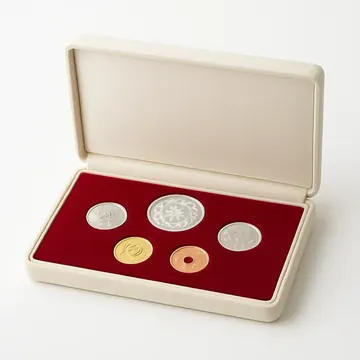天皇陛下御即位十周年記念プルーフ貨幣セット