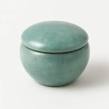 青玉香合（明代）