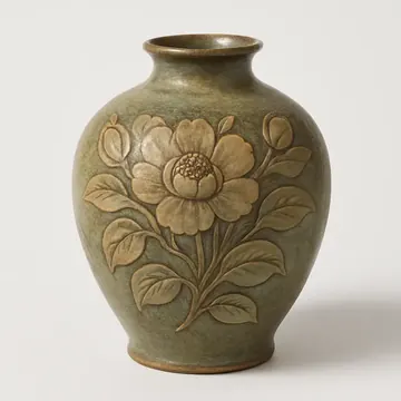 板谷波山 陶花瓶