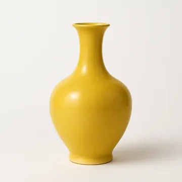 清 乾隆 黄釉