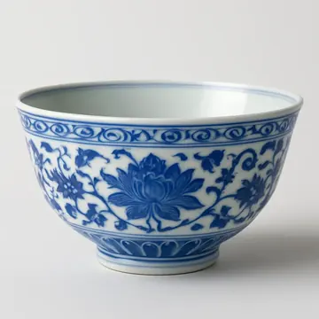 清 順治 青花