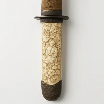 象嵌象牙の鞘