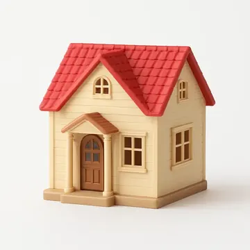 赤い屋根のすてきなお家