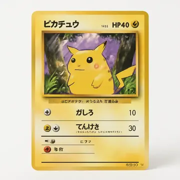 ピカチュウ(旧裏面・トロピカーナ)